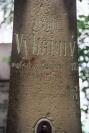 Mocovice cemetery - upper part of the tombstone of Jan*1857(+1894)