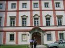 Zamrsk Chateau - in front of the entrance