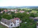 View from Lipnice Castle to NE (Pelestrov forest on the horizon)