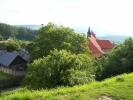 View from Lipnice Castle to W (over St.Vitus church)