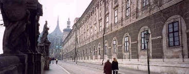 The main front of the Jesuit College